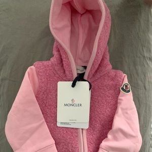 Moncler baby Sherpa jacket with matching pants